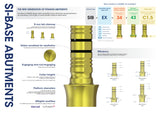 SIB-NSP-43C1.5 - Abutment SiBase NE SP1 Ø4.3x1.5 (packed with screw)