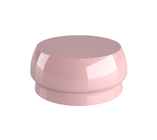 140CER - Retentive cap pink soft x4